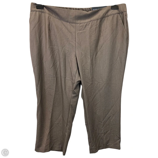 Pants Dress By Avenue In Brown, Size: 22