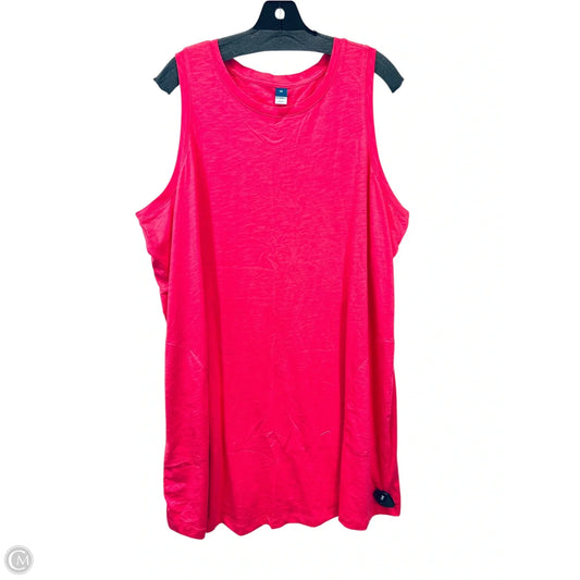 Dress Casual Midi By Old Navy In Red, Size: 2x