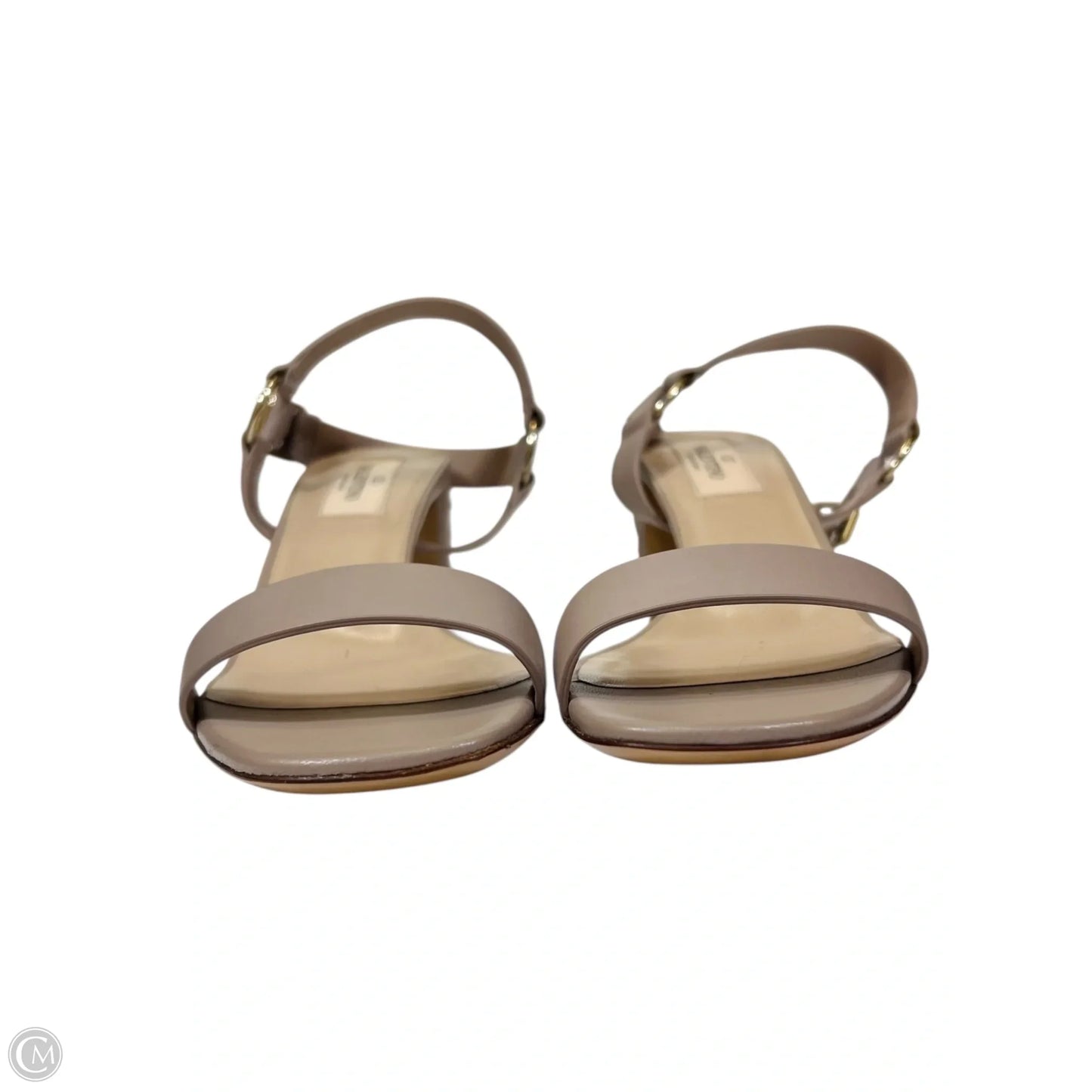 Sandals Luxury Designer By Valentino-garavani In Taupe, Size: 6.5