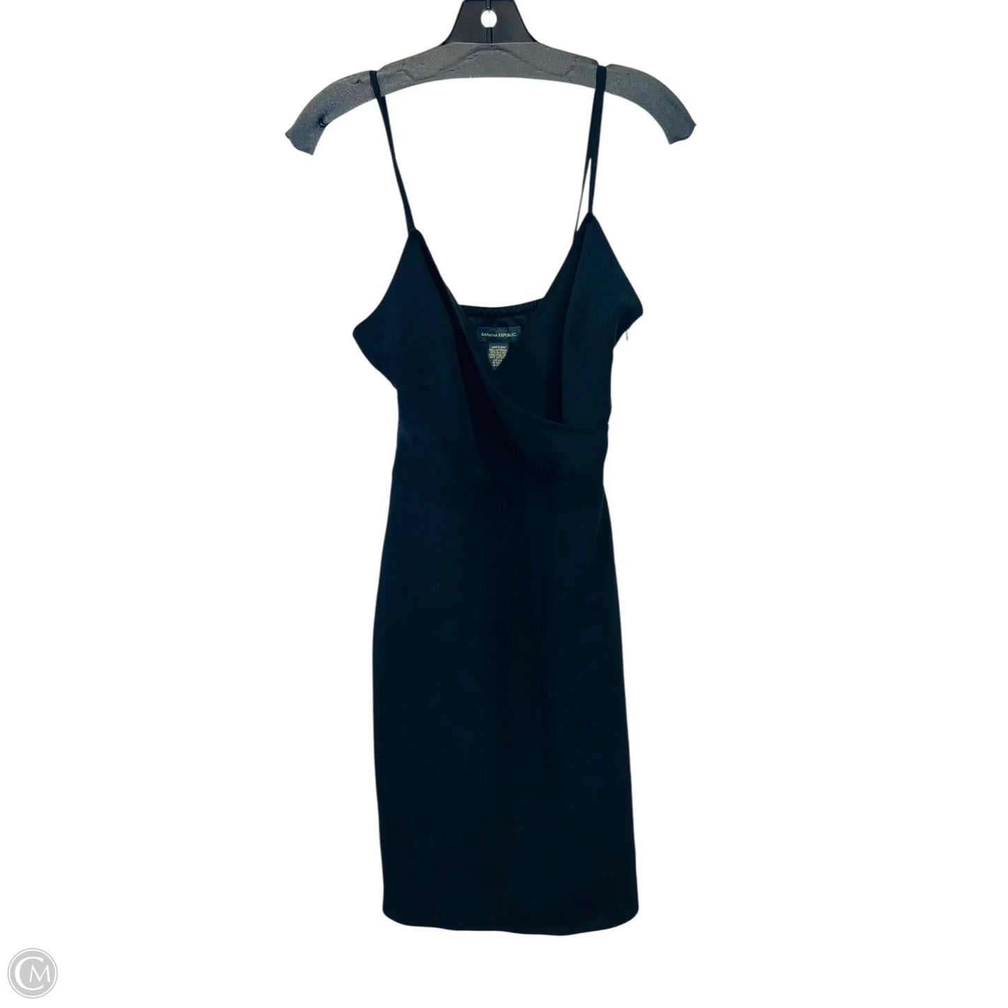 Dress Casual Midi By Banana Republic In Black, Size: M