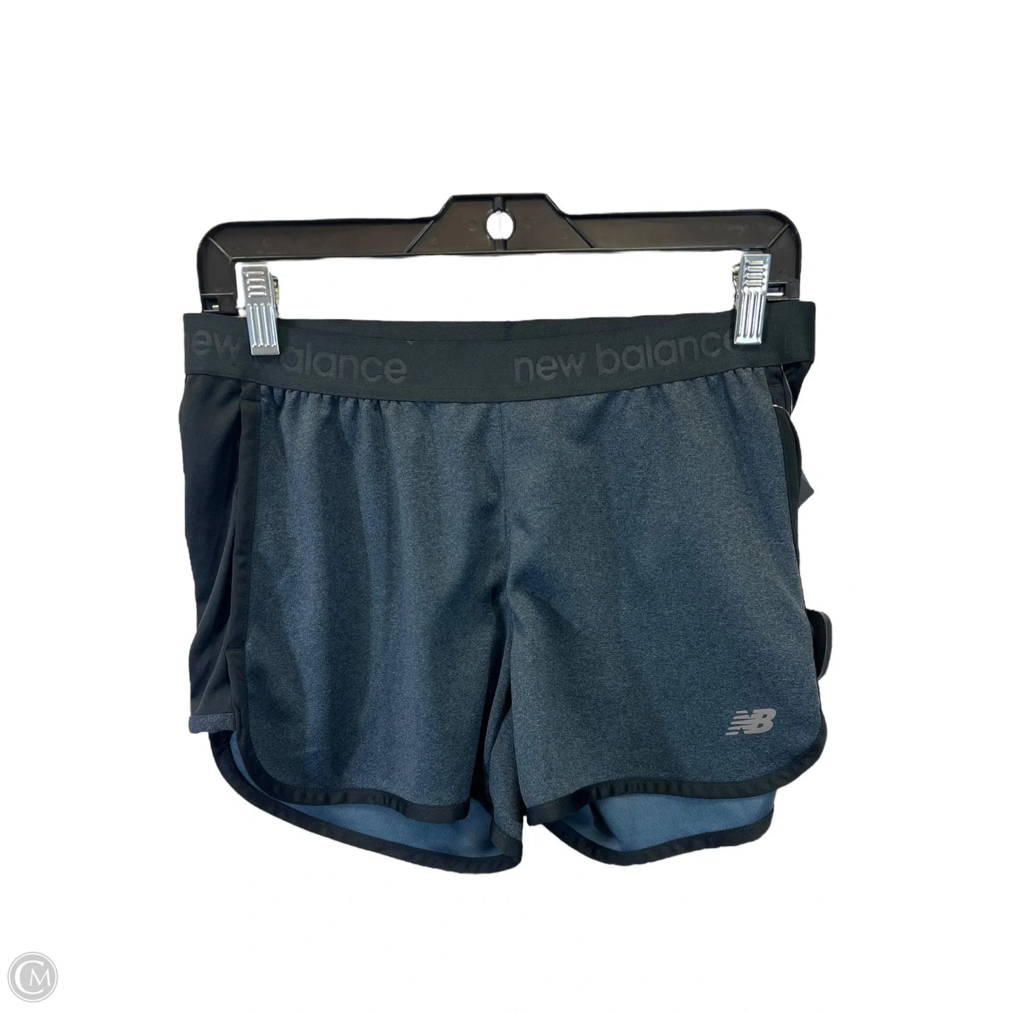 Athletic Shorts By New Balance In Blue & Grey, Size: S