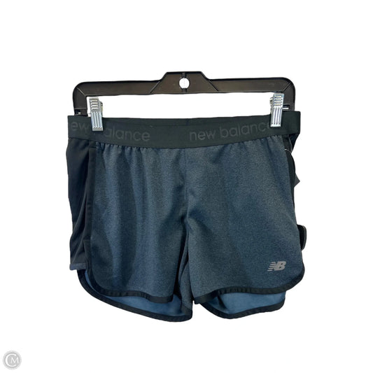 Athletic Shorts By New Balance In Blue & Grey, Size: S