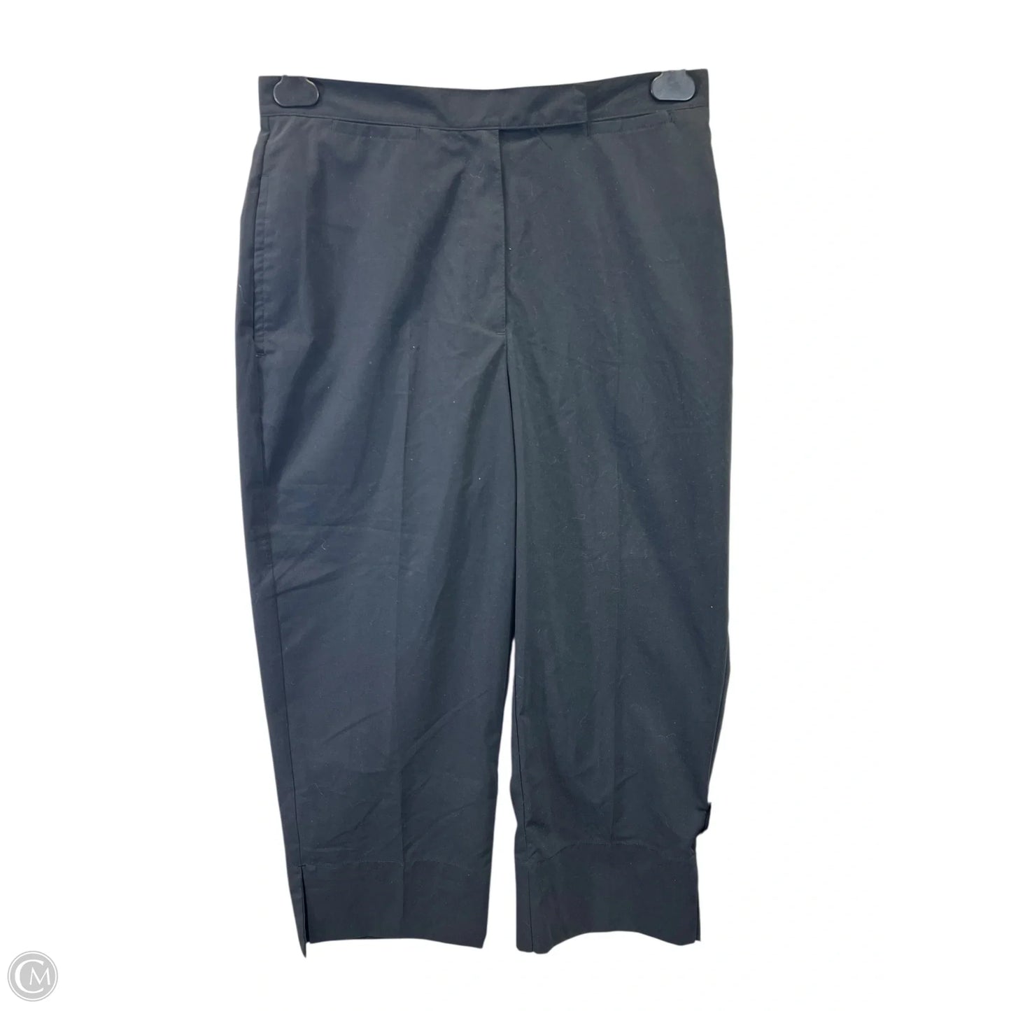 Athletic Capris By Liz And Co In Black, Size: M