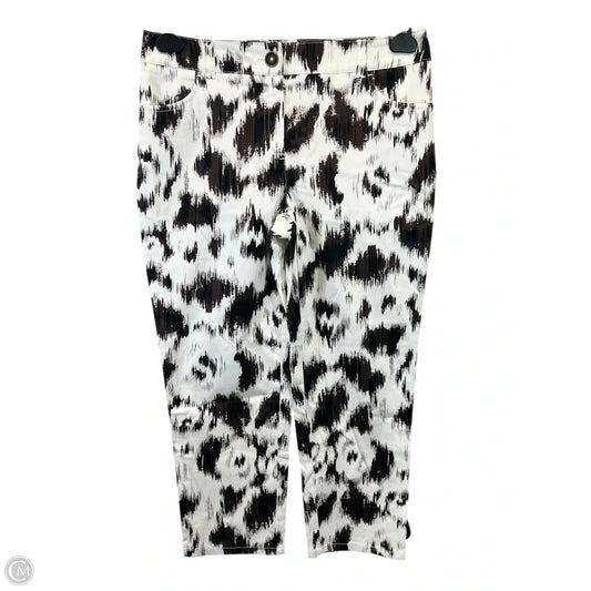 Jeans Straight By Chicos In Black & Brown, Size: 4