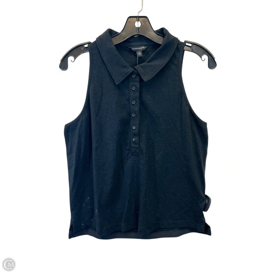 Top Sleeveless By Banana Republic In Black, Size: S