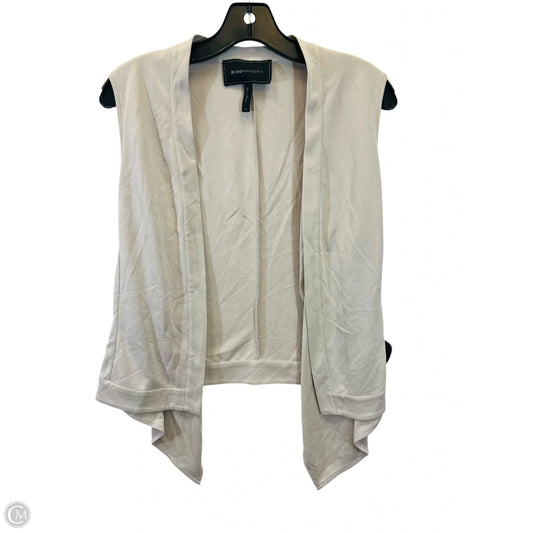 Vest Designer By Bcbgmaxazria In Tan, Size: Xs