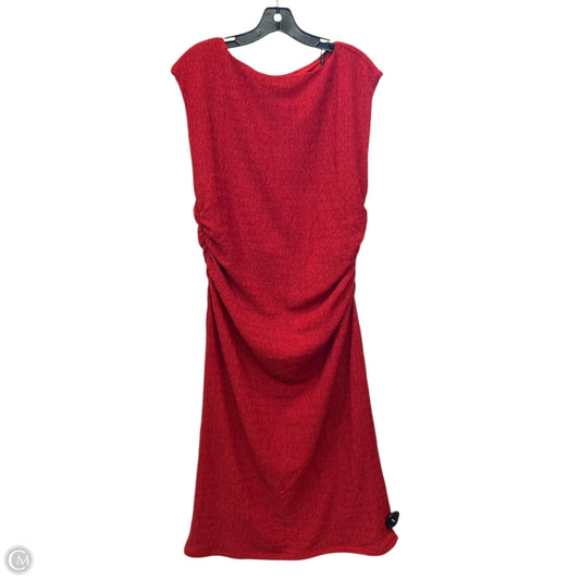 Dress Party Long By H&m In Red, Size: Xl