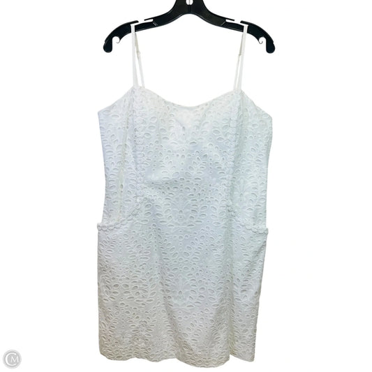 Dress Casual Midi By Lilly Pulitzer In White, Size: 16