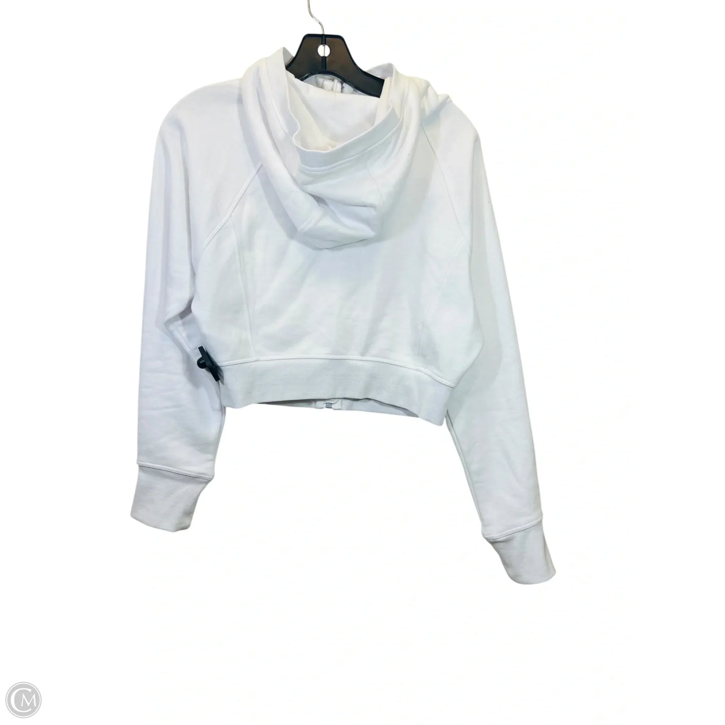 Sweatshirt Hoodie By Dkny In White, Size: S