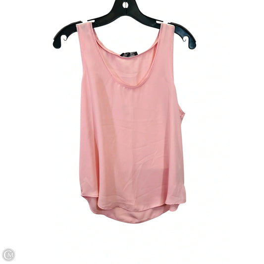 Top Sleeveless By Banana Republic In Pink, Size: S
