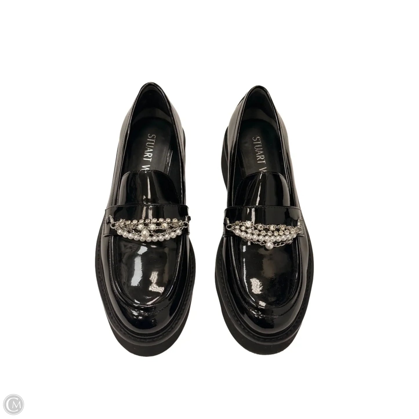 Shoes Designer By Stuart Weitzman In Black & White, Size: 8