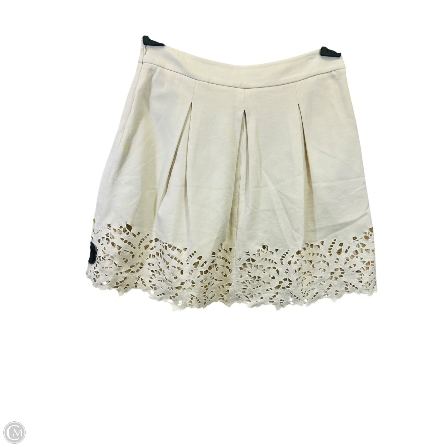 Skirt Designer By Bcbgmaxazria In Tan, Size: M