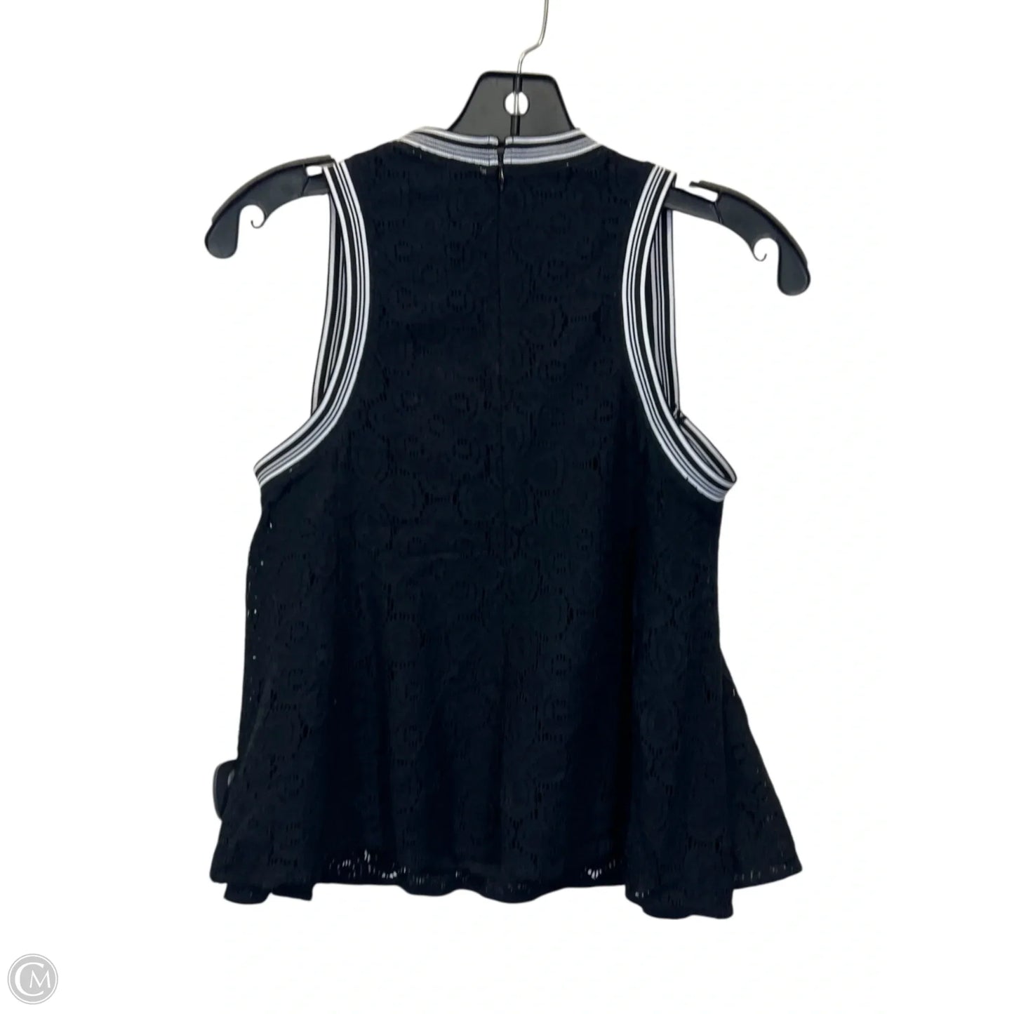 Top Sleeveless By Project Runway  In Black & White, Size: Xs