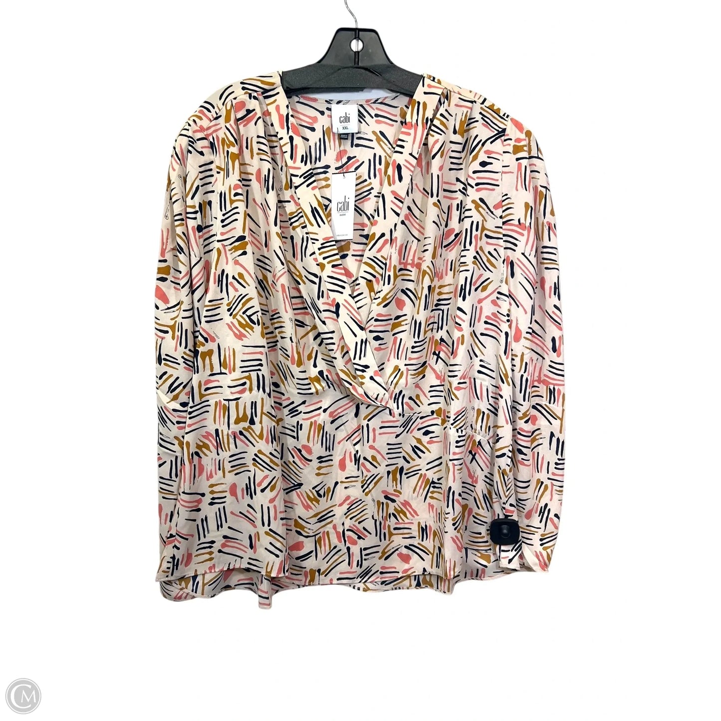 Top Long Sleeve By Cabi In Multi-colored, Size: Xxl