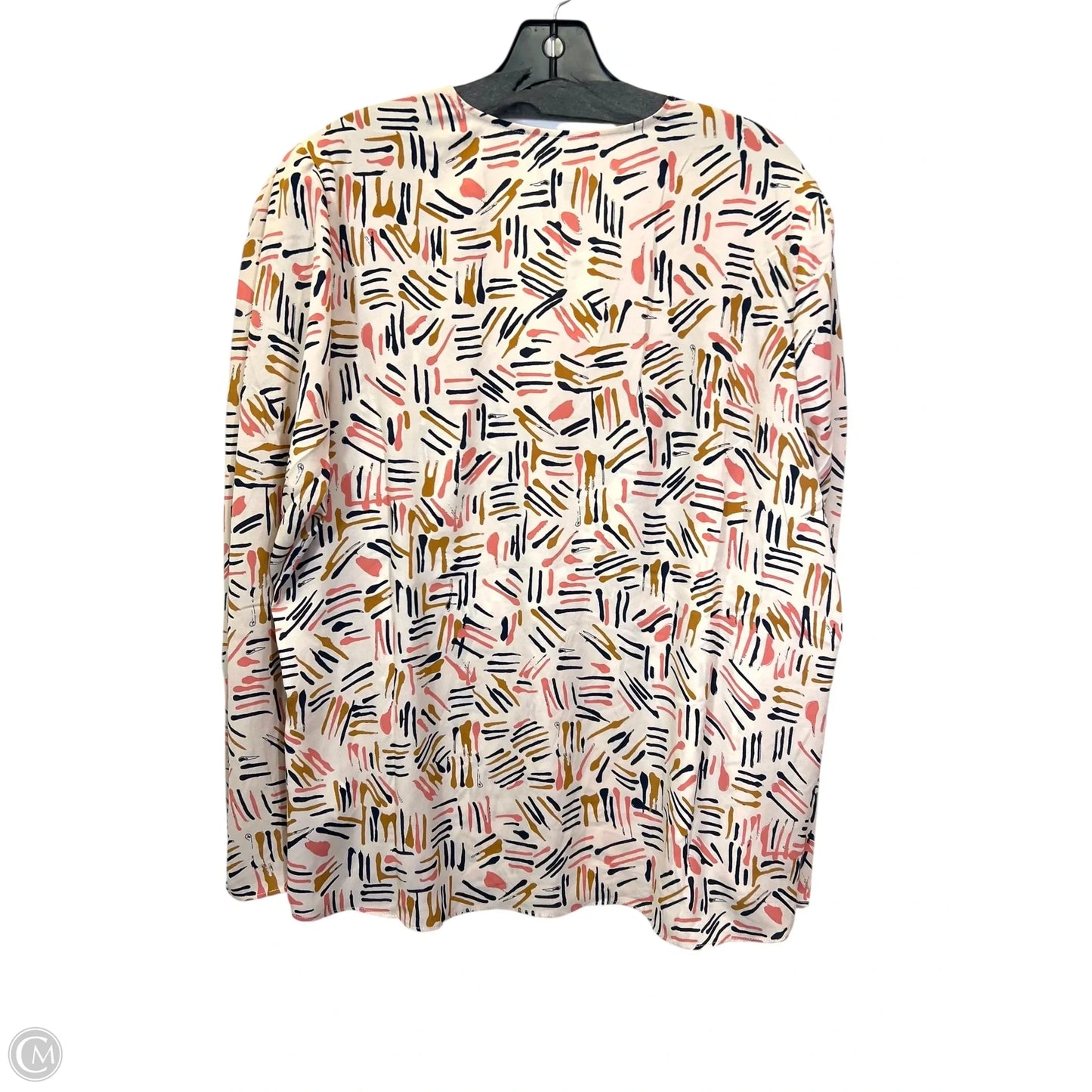 Top Long Sleeve By Cabi In Multi-colored, Size: Xxl