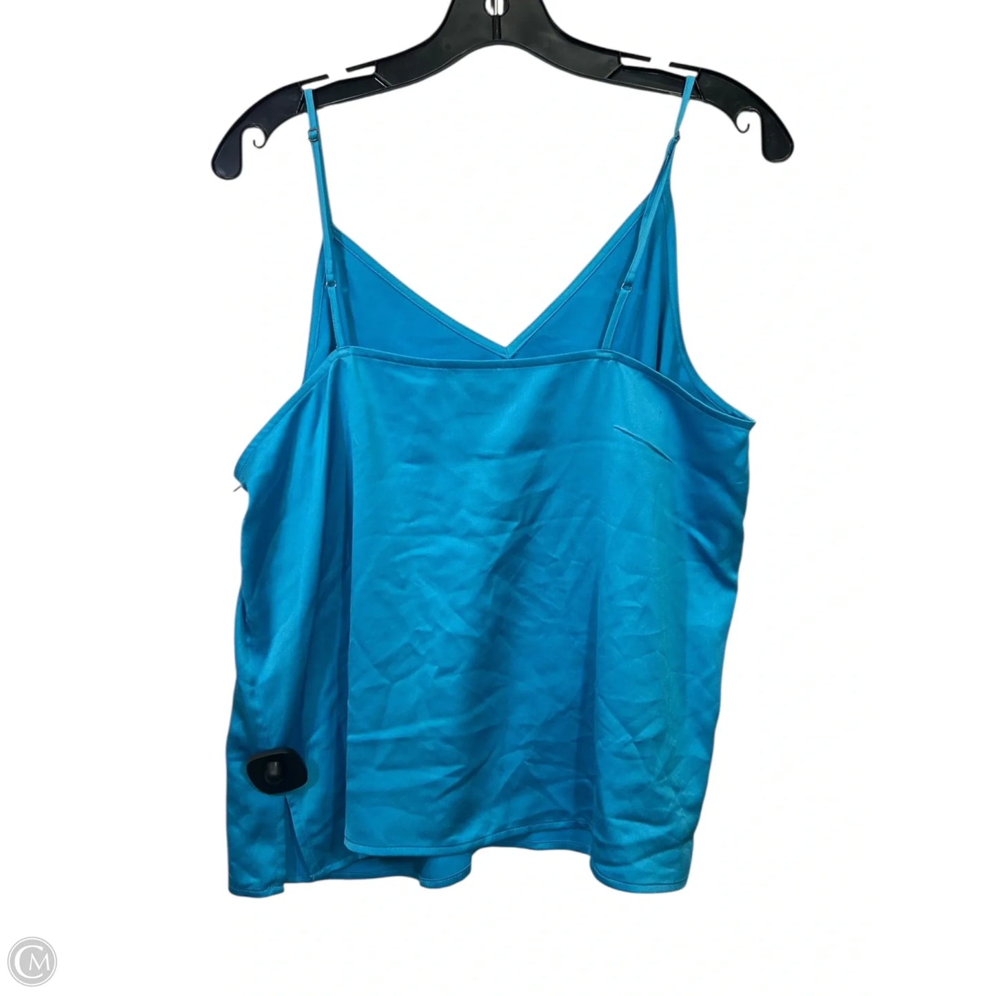 Top Sleeveless By Halogen In Blue, Size: L