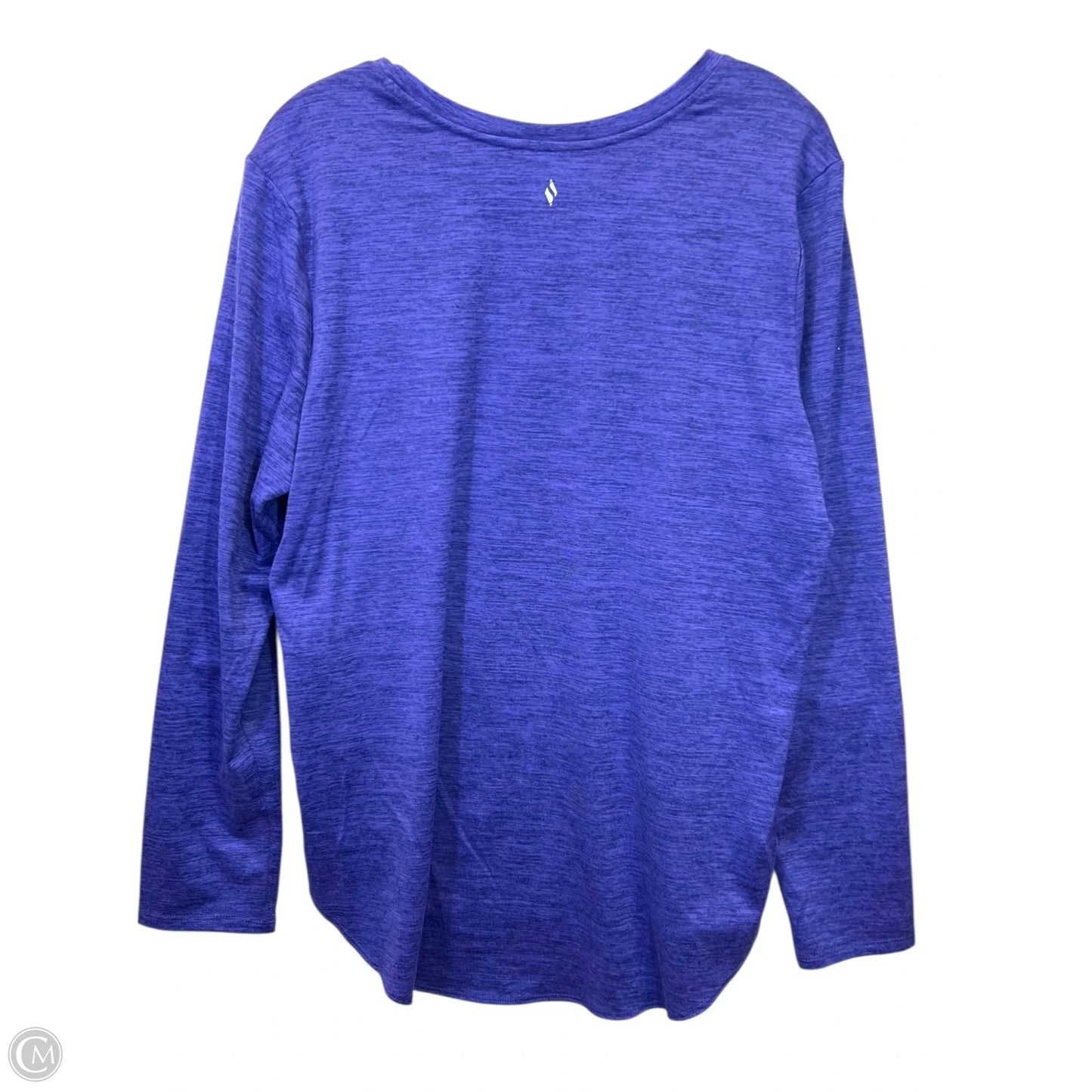 Top Long Sleeve By Skechers In Purple, Size: L