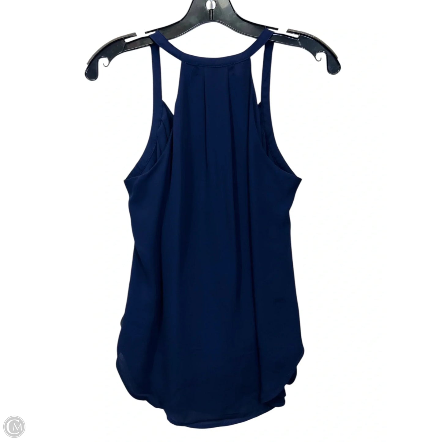 Top Sleeveless By Fabrik In Navy, Size: S