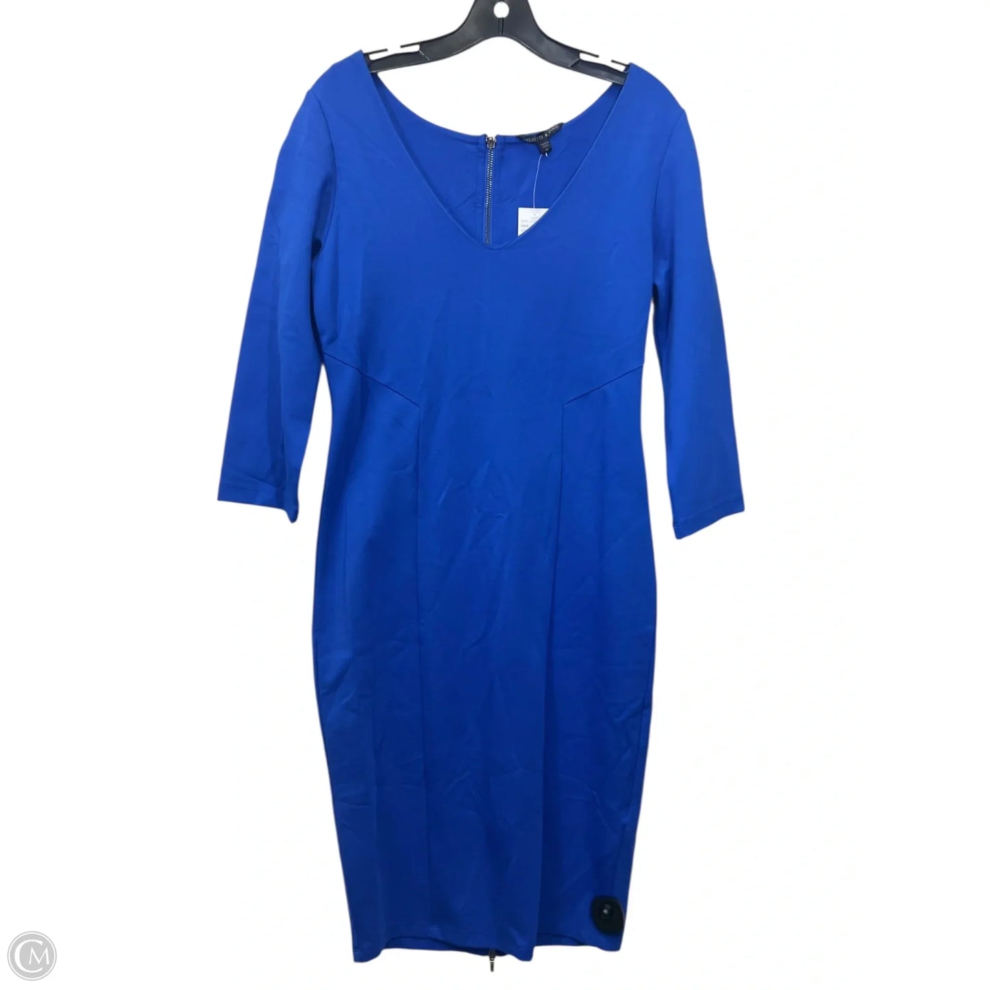 Dress Casual Midi By Felicity and Coco In Blue, Size: Xl
