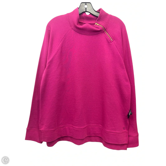 Athletic Sweatshirt Collar By Lilly Pulitzer In Mauve, Size: Xl