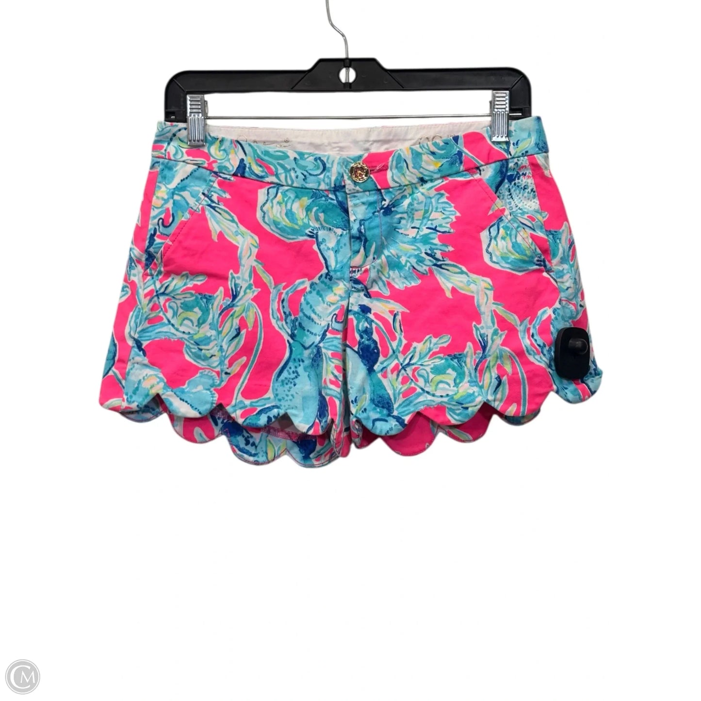 Shorts By Lilly Pulitzer In Green & Pink, Size: Xxs