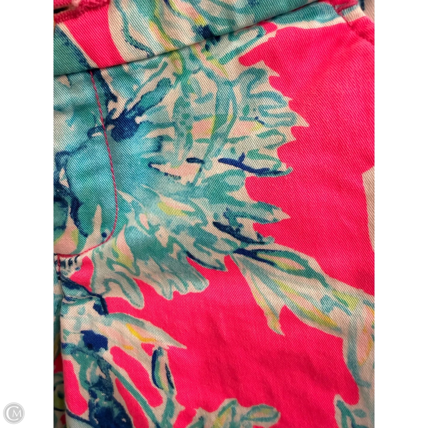 Shorts By Lilly Pulitzer In Green & Pink, Size: Xxs