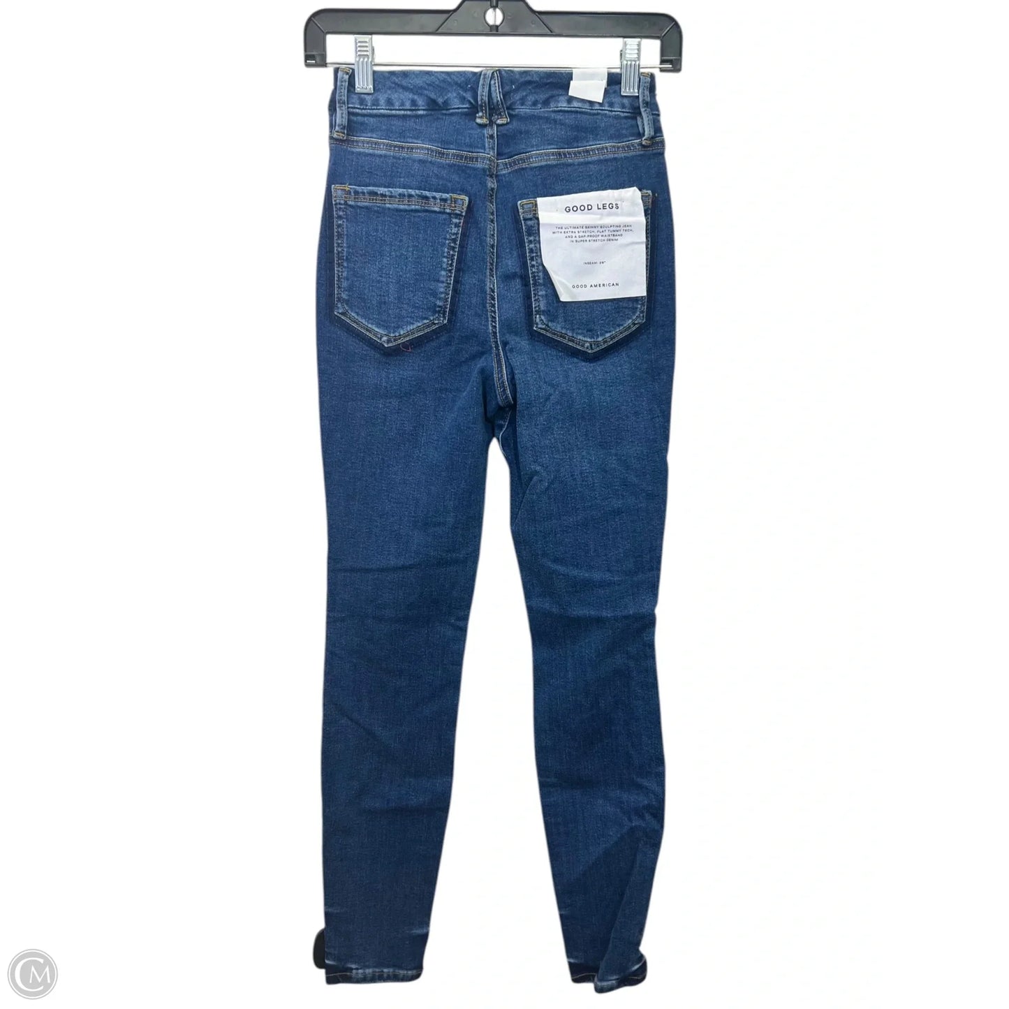 Jeans Designer By Good American In Blue Denim, Size: 2