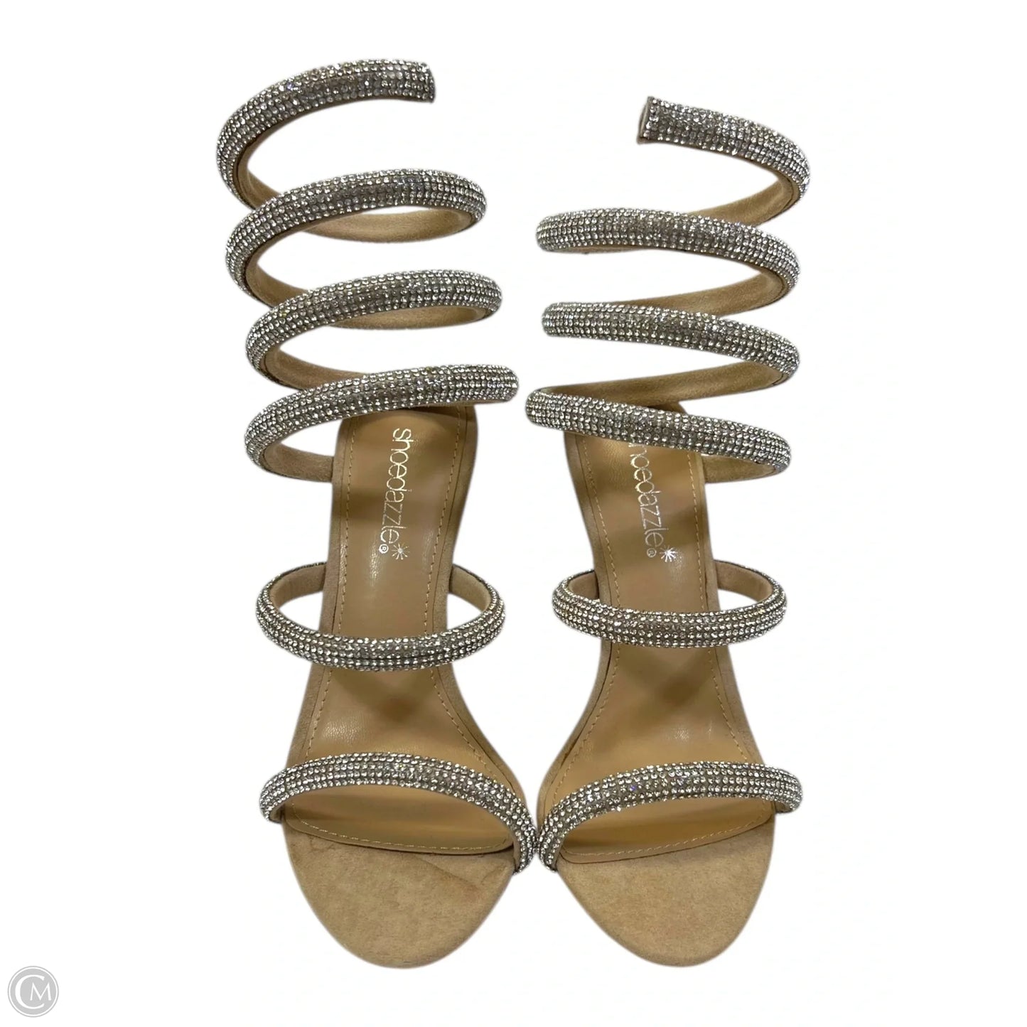 Shoes Heels Stiletto By Shoedazzle In Silver, Size: 7.5