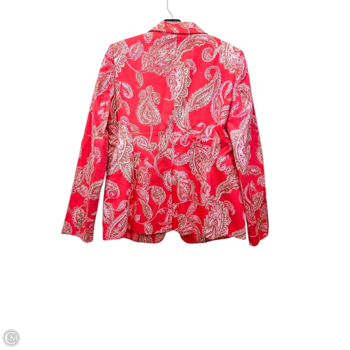 Blazer By Tommy Hilfiger In Paisley Print, Size: M