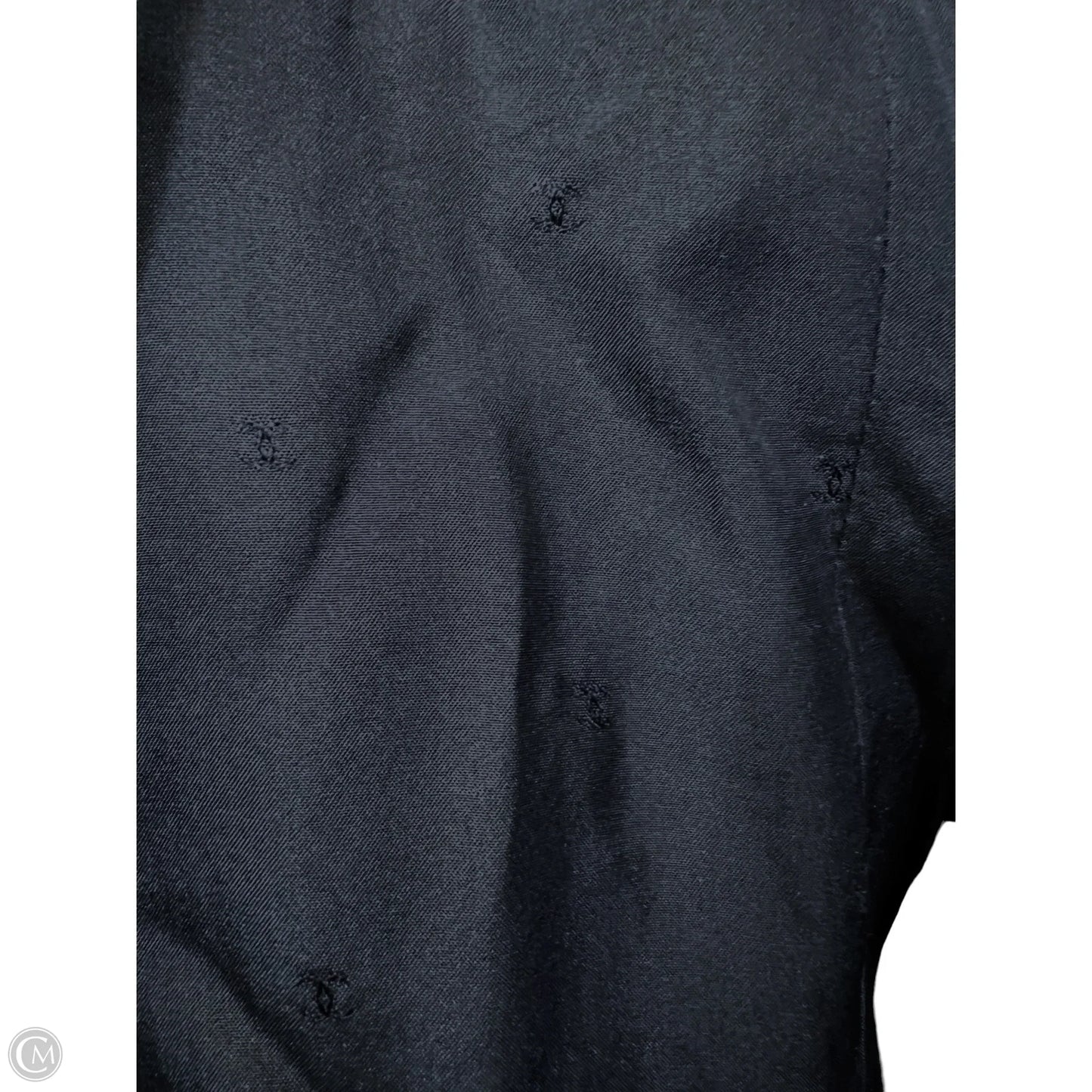 Blazer Luxury Designer By Chanel In Navy, Size: S