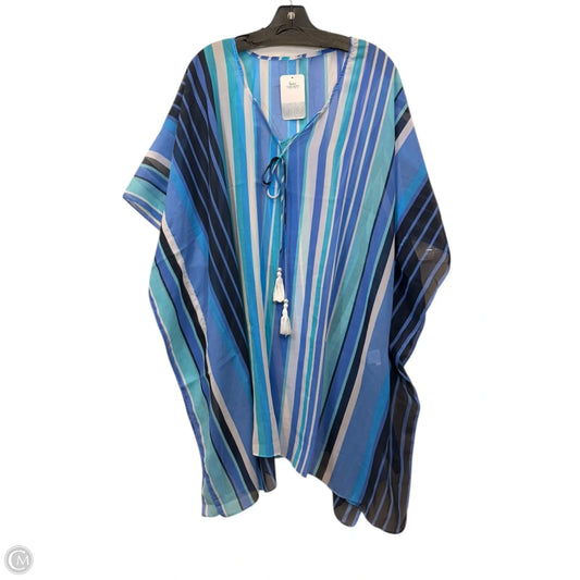 Swimwear Cover-up By Bon Voyage In Blue, Size: Osfm