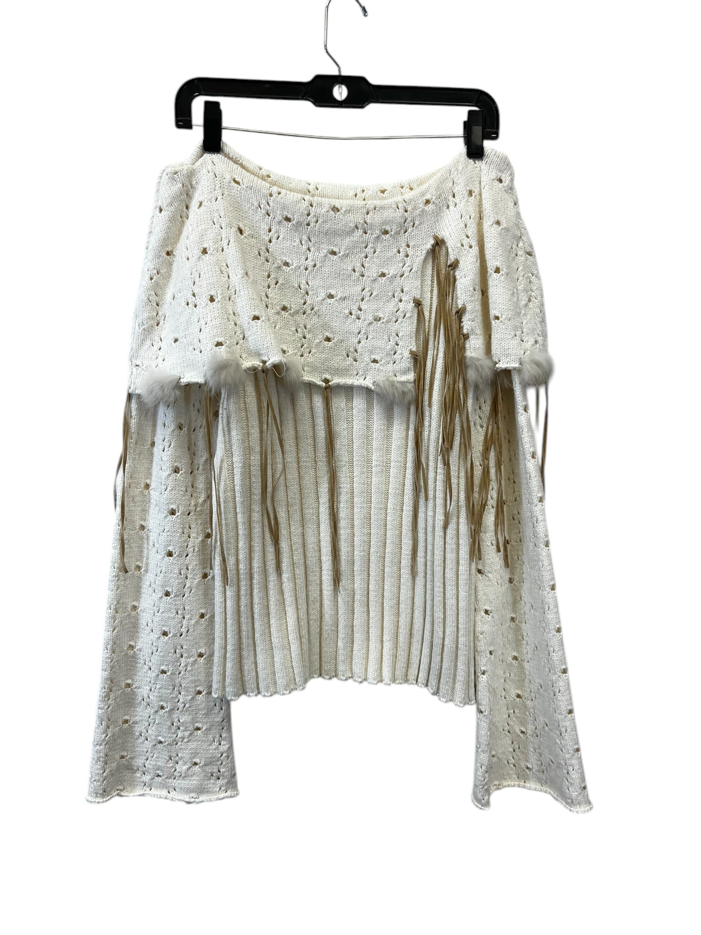 Sweater By Bellamie In Cream, Size: Xl