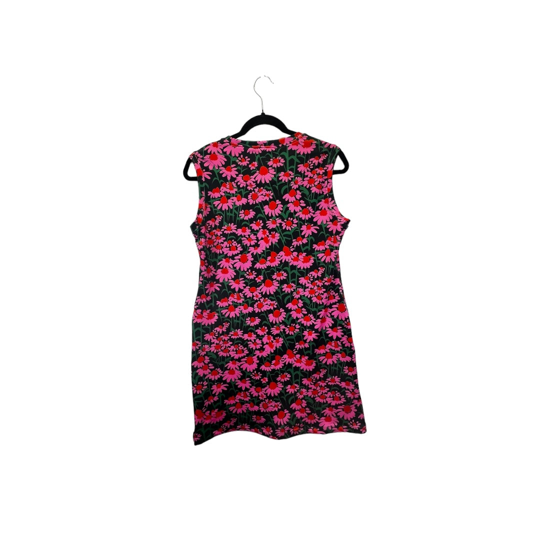 Floral Print Dress Designer Lesley Evers, Size S