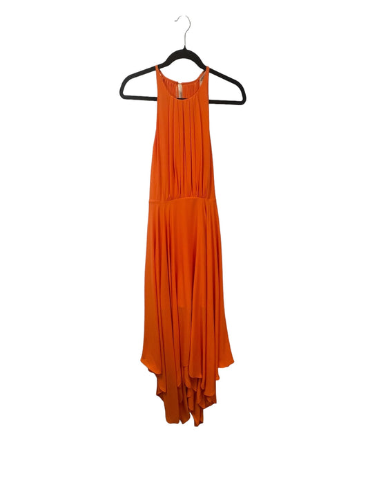 Orange Dress Designer Halston, Size 8