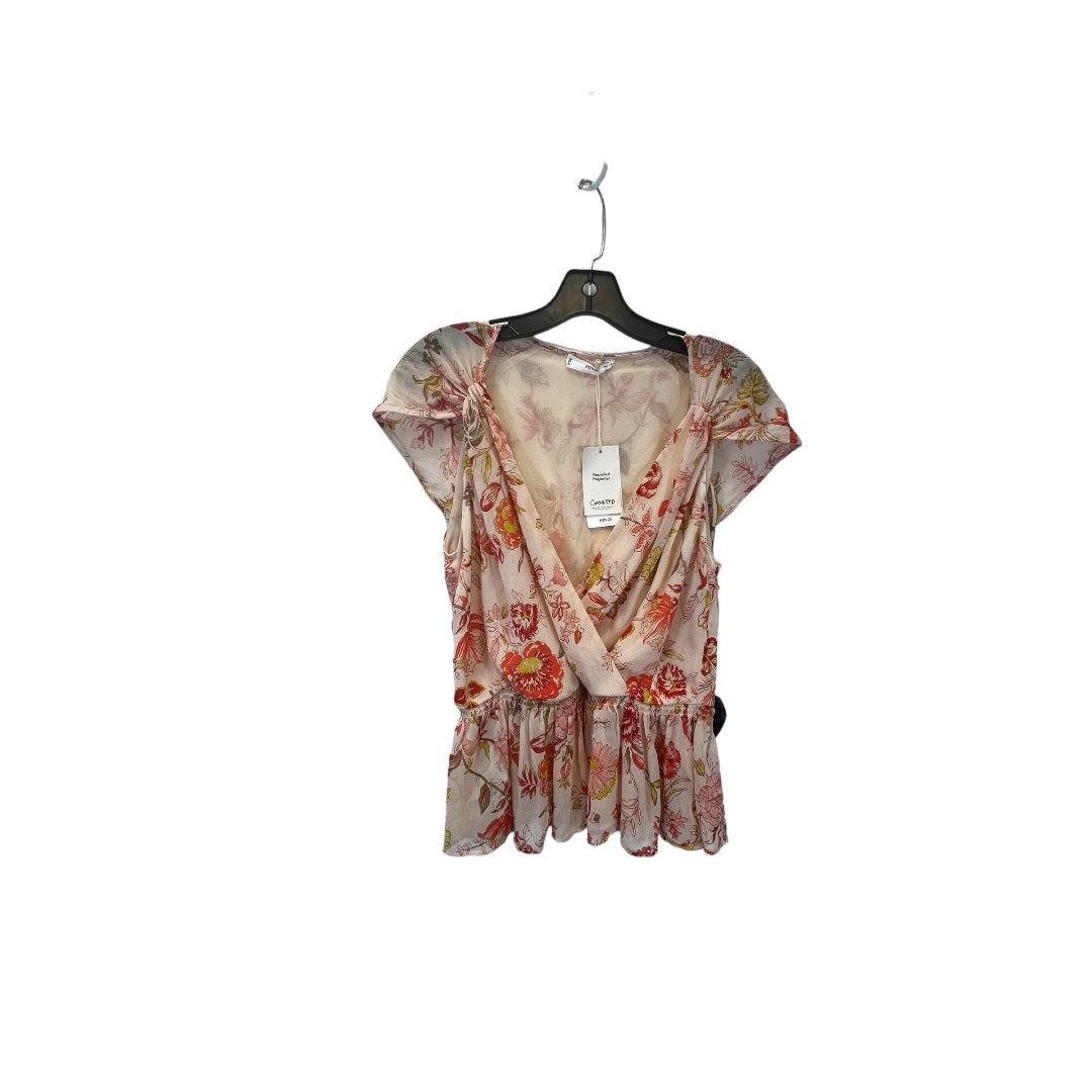 Peach Top Short Sleeve Mng, Size S
