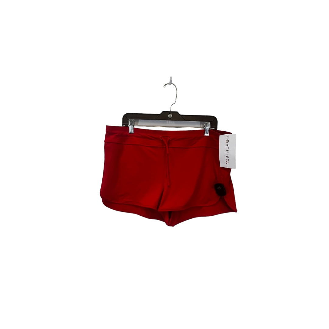Red Athletic Shorts Athleta, Size L