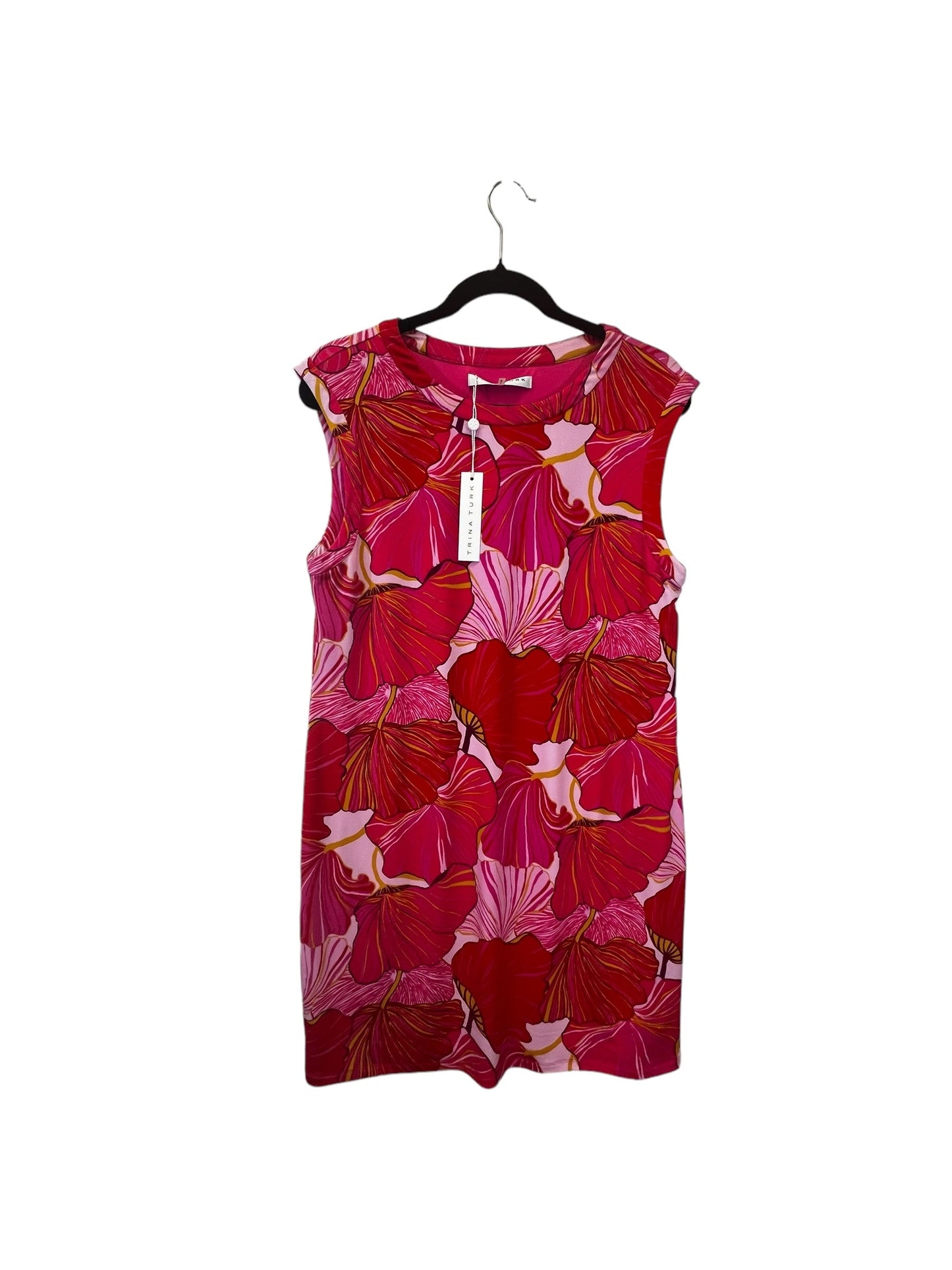 Pink & Red Dress Designer Trina Turk, Size L