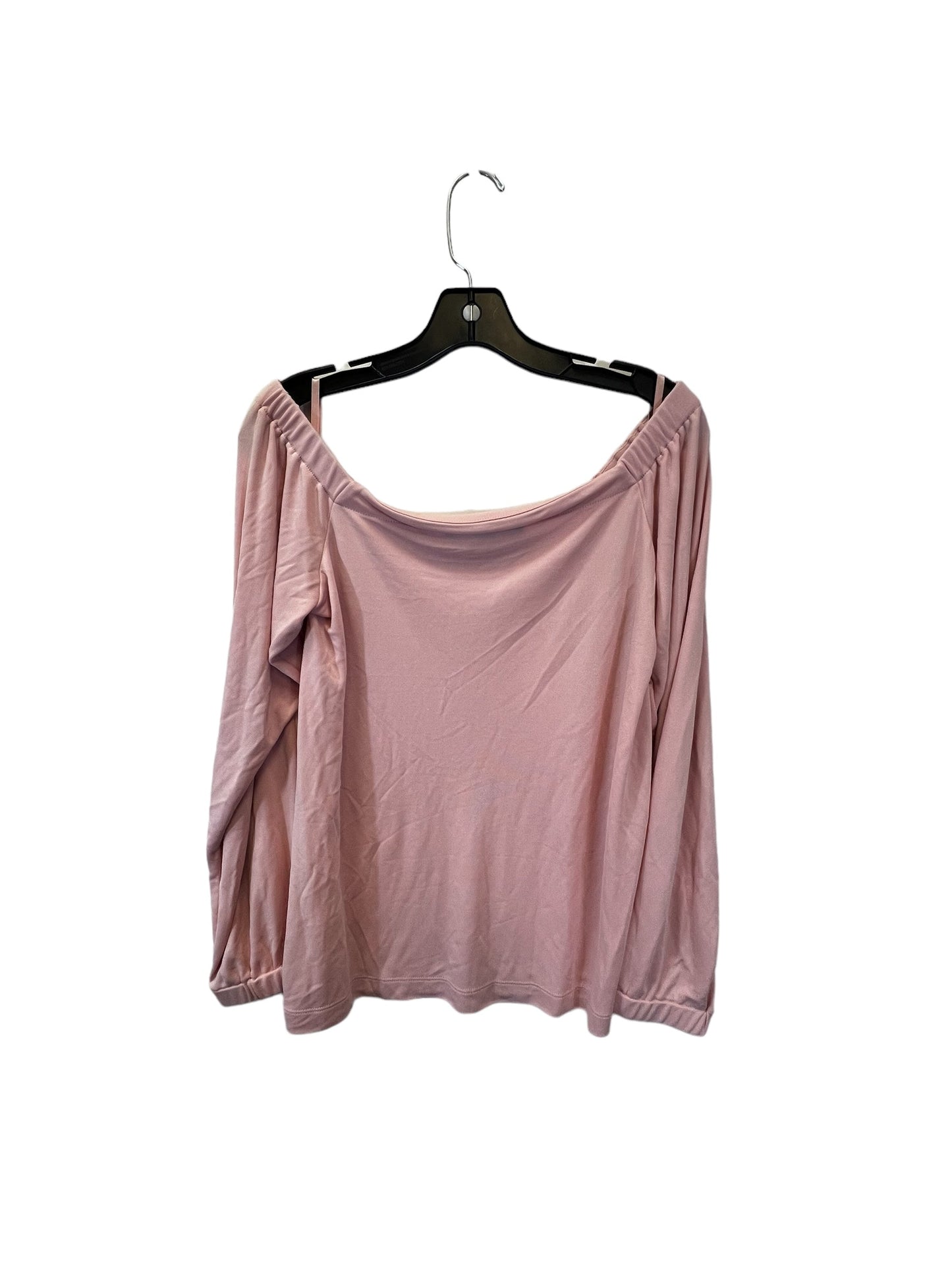 Pink Top Long Sleeve White House Black Market, Size M