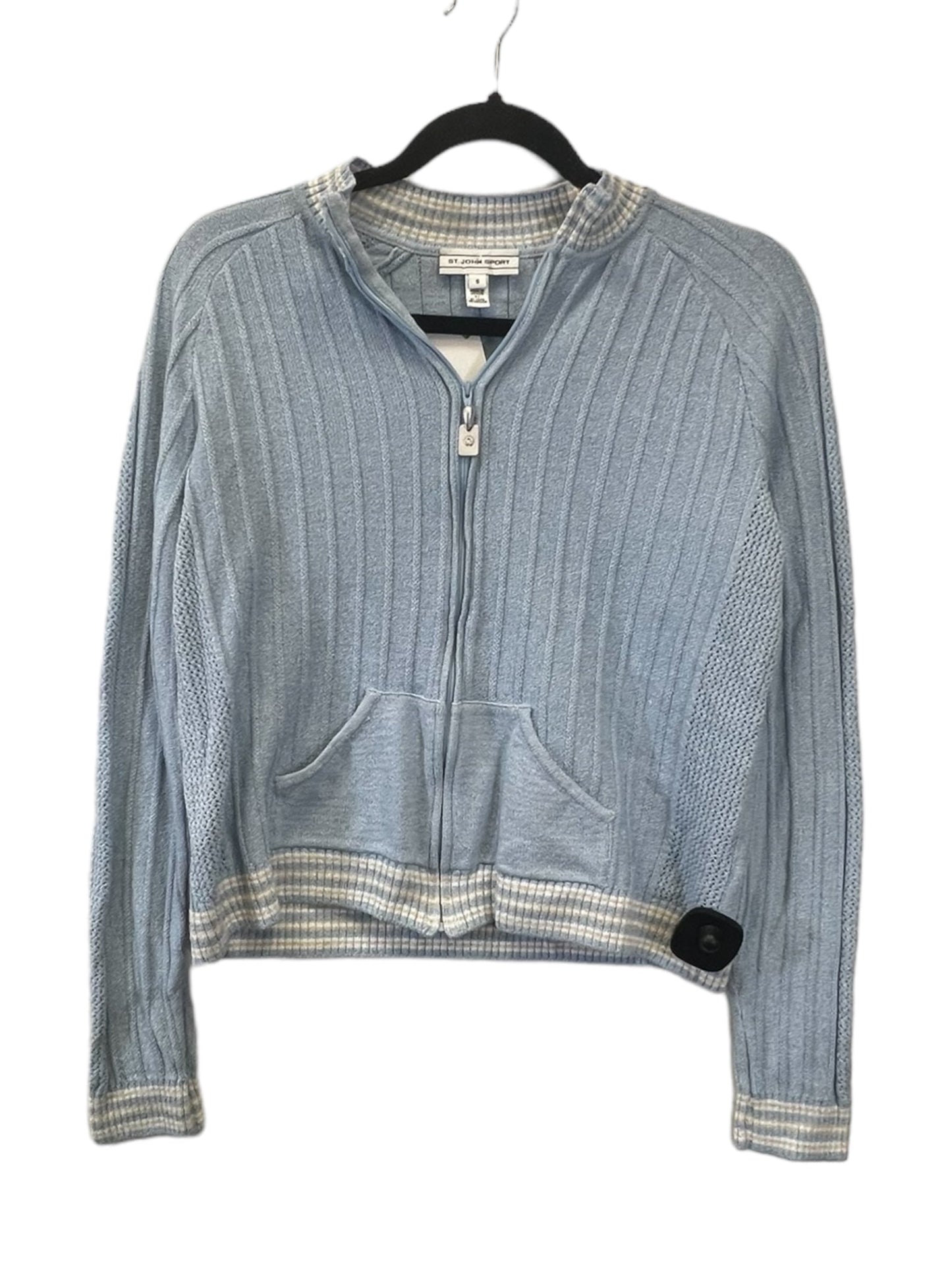 Blue & White Sweater Designer St. John, Size S