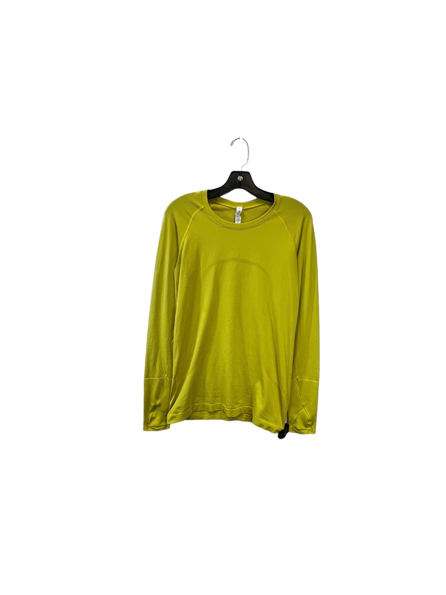 Green Athletic Top Long Sleeve Crewneck Lululemon, Size 8