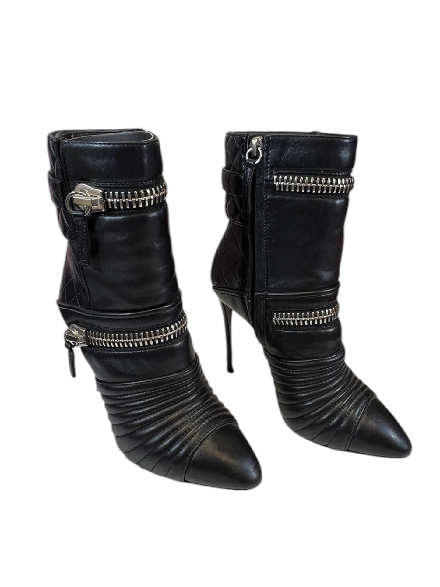 Boots Designer By Giuseppe Zanotti In Black, Size: 6.5