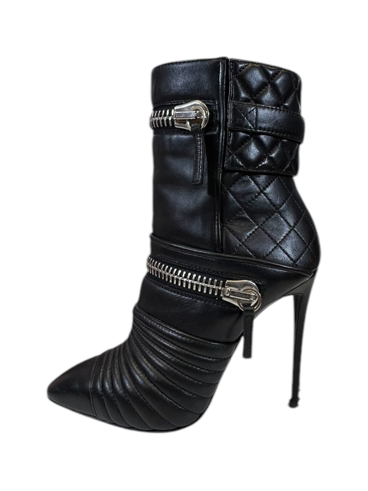 Boots Designer By Giuseppe Zanotti In Black, Size: 6.5