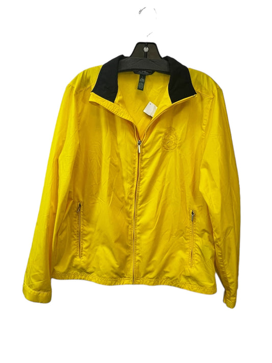 Yellow Jacket Windbreaker Ralph Lauren, Size L