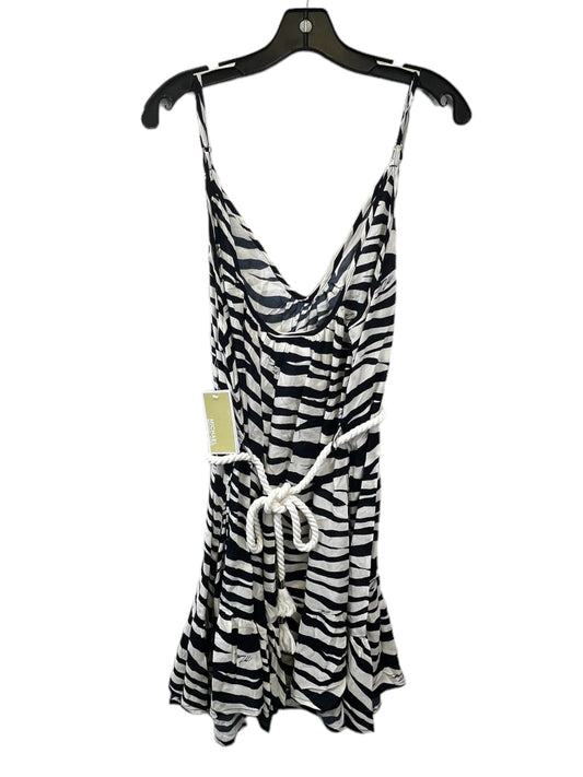 Zebra Print Swimwear Cover-up Michael By Michael Kors, Size L