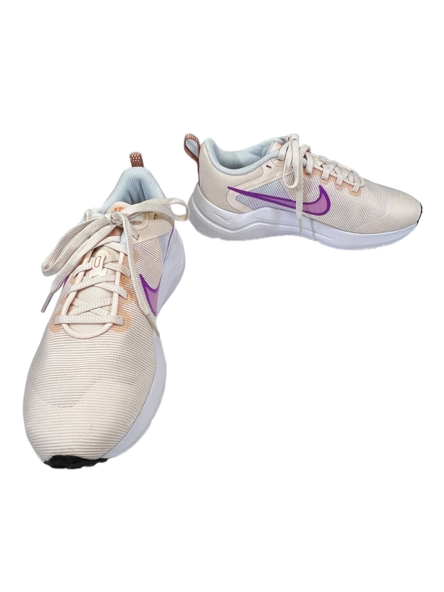 Cream & Purple Shoes Athletic Nike, Size 6