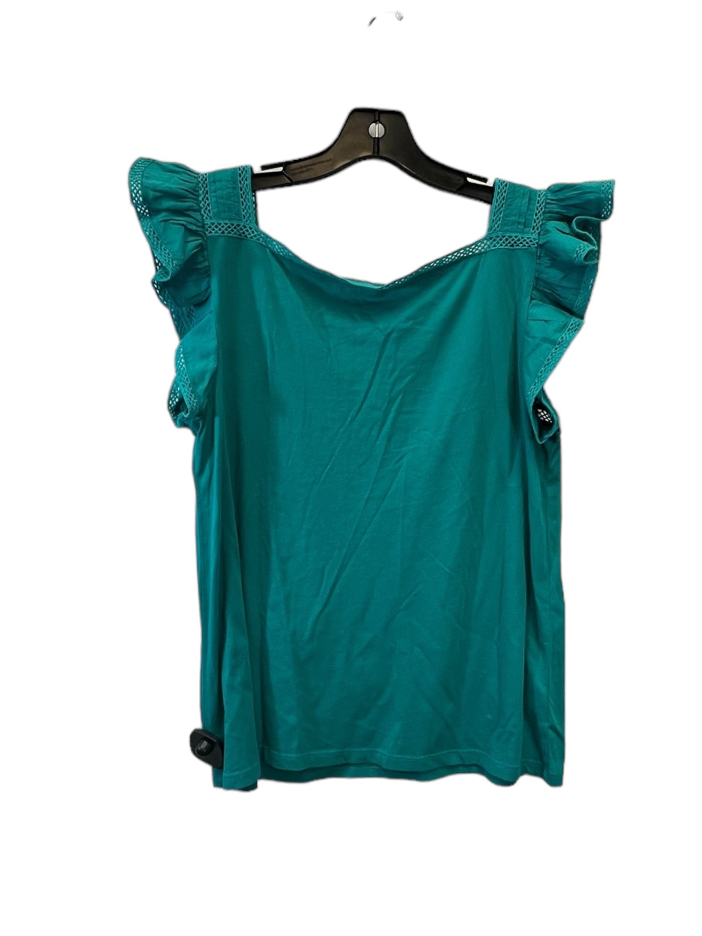 Green Top Short Sleeve Loft, Size S