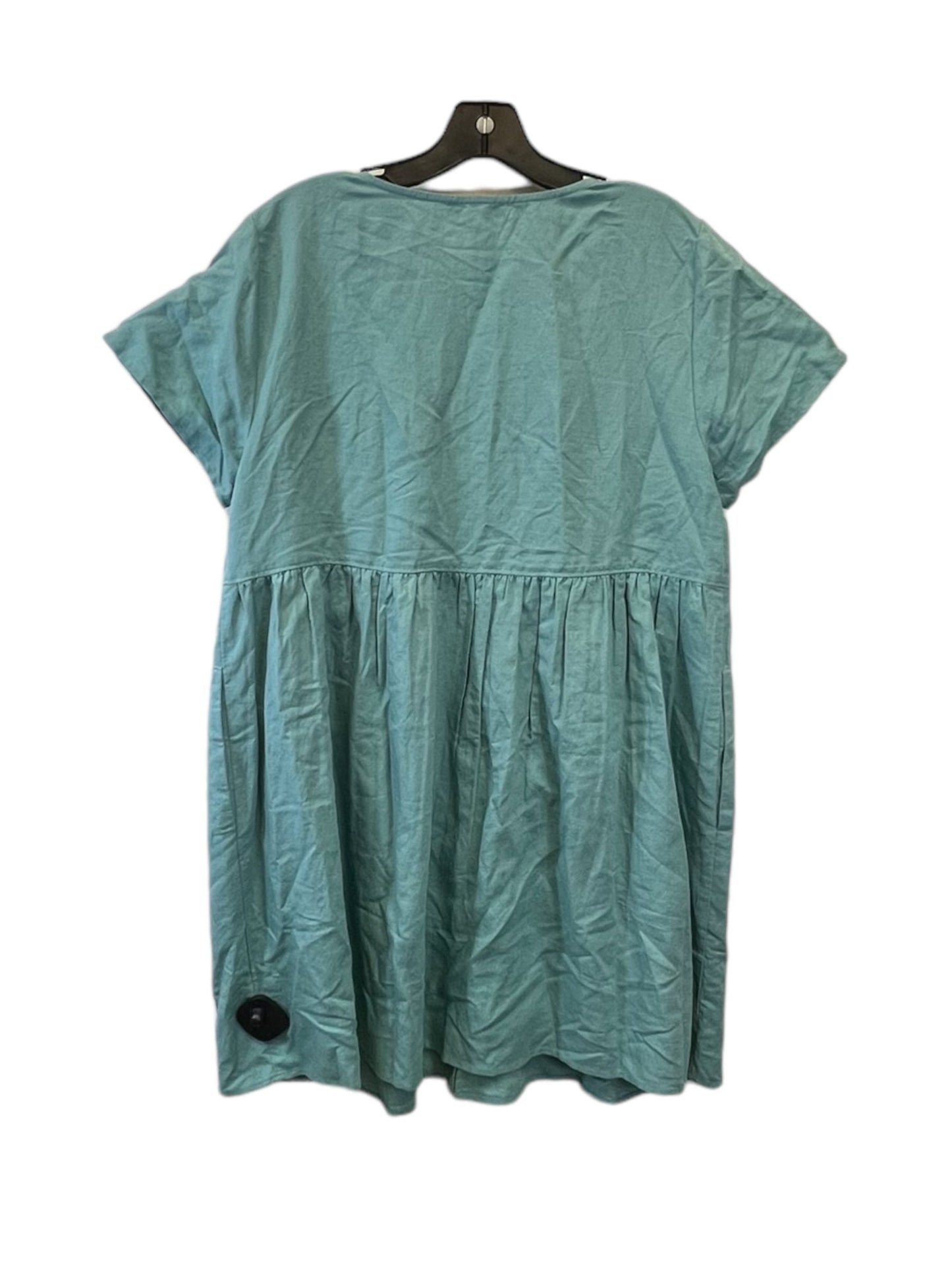 Dress Casual Midi By Madewell In Teal, Size: L