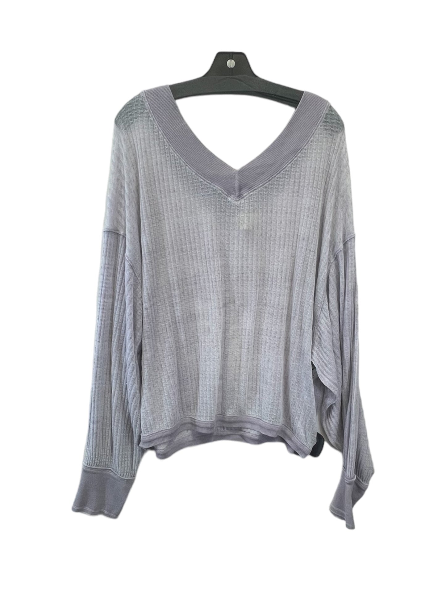 Top Long Sleeve By We The Free In Purple, Size: M