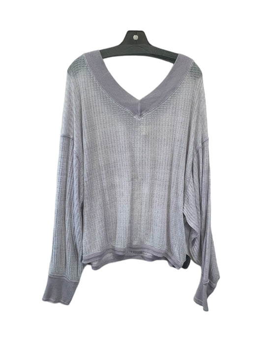 Top Long Sleeve By We The Free In Purple, Size: M