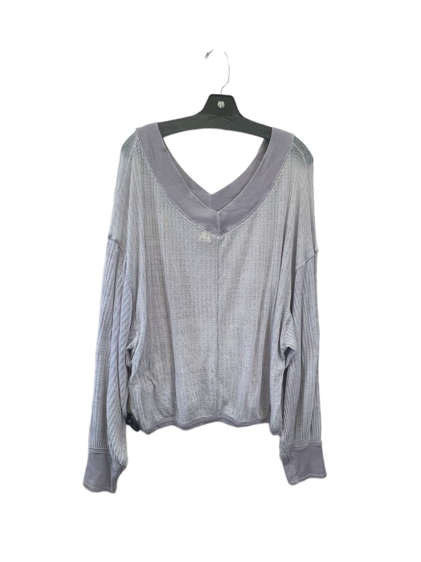 Top Long Sleeve By We The Free In Purple, Size: M